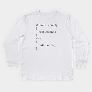 Keep Coding Kids Long Sleeve T-Shirt